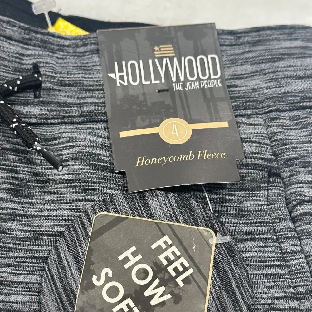 3/$30 Hollywood The‎ Jean People Honeycomb Fleece Jogger, Gray, Boys Size 4